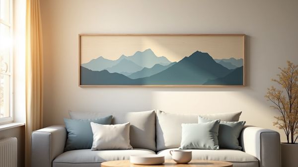 Embellir votre intérieur avec des tableaux de montagne uniques et élégants